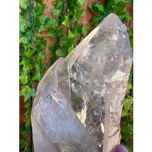 1.11 Lb Clear Quartz Twin Crystal Points with Etching. You get this piece!