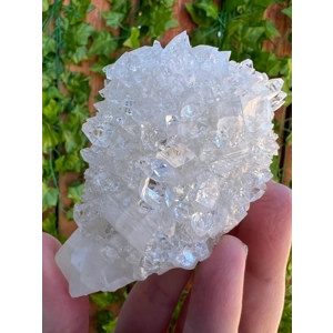 8.42 oz. AA Apophyllite Crystal Cluster with Stilbite from Jalgaon India. ZA18. You get this piece!