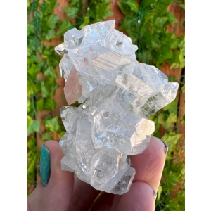 3.6 oz. AA Grade Apophyllite Clear Crystal Cluster Stalactite  from Jalgaon India. ZA27. You get thi
