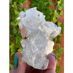 3.6 oz. AA Grade Apophyllite Clear Crystal Cluster Stalactite  from Jalgaon India. ZA27. You get thi