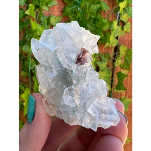 3.6 oz. AA Grade Apophyllite Clear Crystal Cluster Stalactite  from Jalgaon India. ZA27. You get thi