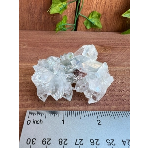 3.6 oz. AA Grade Apophyllite Clear Crystal Cluster Stalactite  from Jalgaon India. ZA27. You get thi