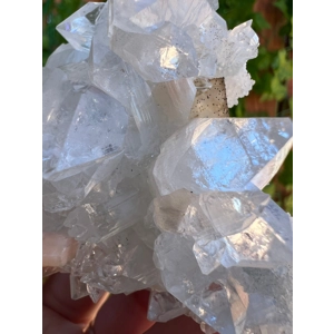 4.74 oz. AA Grade Clear Apophyllite Crystal Cluster from Jalgaon India. You get this piece! ZA2