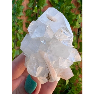 4.74 oz. AA Grade Clear Apophyllite Crystal Cluster from Jalgaon India. You get this piece! ZA2