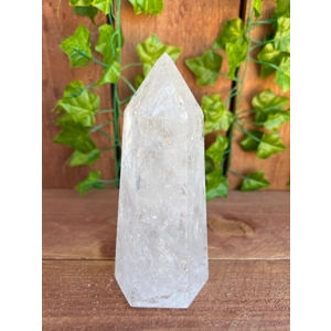1.71 Lb. Clear Quartz Crystal Point. Large Polished Clear Quartz Crystal Point. You get this piece!