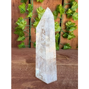 1.23 Lb Clear Quartz Crystal Point. Polished Quartz Point. You get this piece!