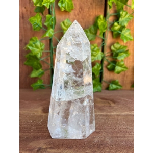 1.23 Lb Clear Quartz Crystal Point. Polished Quartz Point. You get this piece!