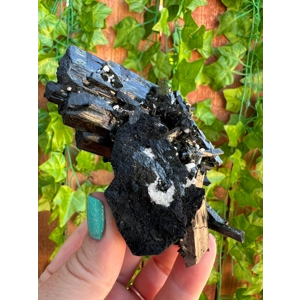 6.78 oz. Aegirine Crystal Cluster with Orthoclase from Malawi Africa. You get this piece!