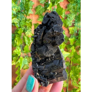 6.78 oz. Aegirine Crystal Cluster with Orthoclase from Malawi Africa. You get this piece!