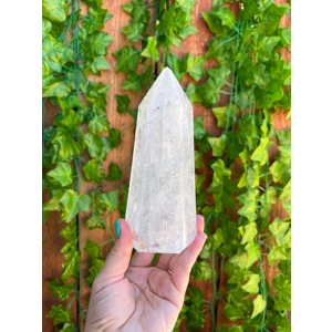 1.71 Lb. Clear Quartz Crystal Point. Large Polished Clear Quartz Crystal Point. You get this piece!