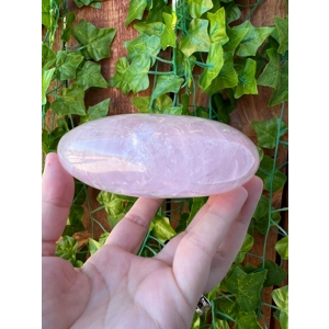 1.56 Lb Rose Quartz Heart. 4.5 Inch Polished Rose Quartz Crystal Puffy Heart. You get this piece!