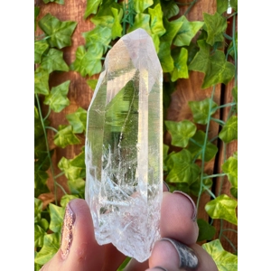 1.78 oz. Colombian Quartz Crystal Point. Water Clear Quartz Crystal Point. C5