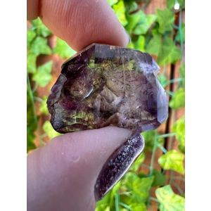 10.3 gram Amethyst Crystal Point from Chibuku Mine, Zambezi Valley, Zimbabwe. DT Point. S1