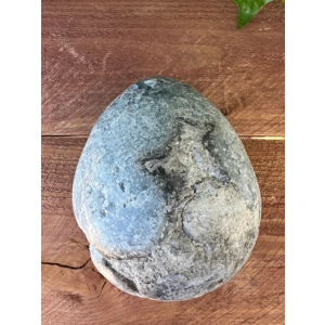 3.75. Large Blue Celestite Egg Geode. Polished Geode Crystal Cluster. You get this piece!