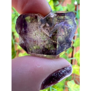 10.3 gram Amethyst Crystal Point from Chibuku Mine, Zambezi Valley, Zimbabwe. DT Point. S1