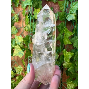 8.24 oz. Clear Quartz Crystal. Clear Quartz Point. Crystal Gift. You get this piece!