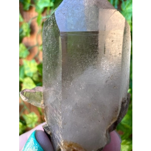 3.47 oz. Smoky Quartz Crystal Point with Phantom from Malawi Africa. You get this piece!