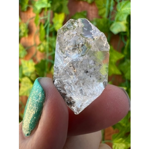 0.32 oz. Raw Herkimer Diamond Quartz Crystal Cluster Specimen from Turtle Clan Ridge in Fonda NY. 9