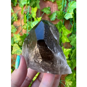 6.58 oz. Smoky Quartz Crystal Point Cluster. Smoky Quartz Twin Crystal. You get this piece!