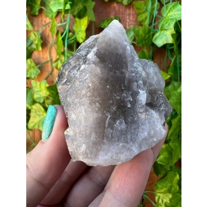 6.58 oz. Smoky Quartz Crystal Point Cluster. Smoky Quartz Twin Crystal. You get this piece!