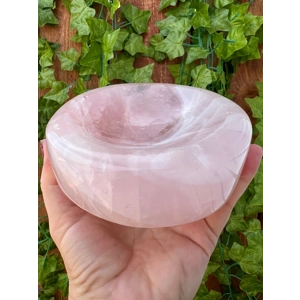 1.83 Lb Large Rose Quartz Dish 4.6 Inch Polished Rose Quartz Charging Plate. You get this piece!