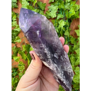 9.85 oz. Bahia Amethyst Crystal Point. Amethyst Quartz Point. You get this piece!