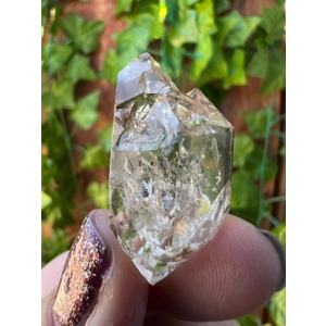 0.37 oz. Herkimer Diamond Quartz Crystal from Turtle Clan Ridge in Fonda NY. 11 grams. H16. You get