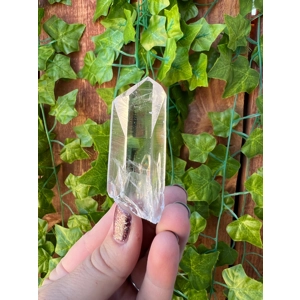 1.78 oz. Colombian Quartz Crystal Point. Water Clear Quartz Crystal Point. C5