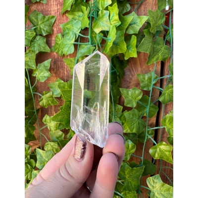 1.78 oz. Colombian Quartz Crystal Point. Water Clear Quartz Crystal Point. C5