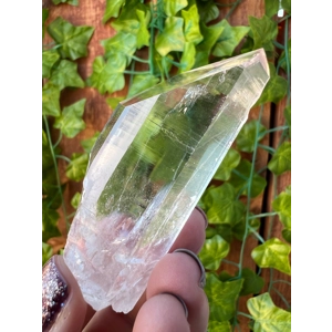 1.78 oz. Colombian Quartz Crystal Point. Water Clear Quartz Crystal Point. C5