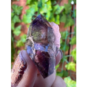 10.3 gram Amethyst Crystal Point from Chibuku Mine, Zambezi Valley, Zimbabwe. DT Point. S1