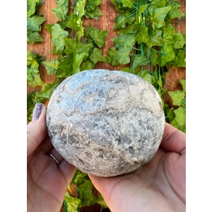 3.75. Large Blue Celestite Egg Geode. Polished Geode Crystal Cluster. You get this piece!