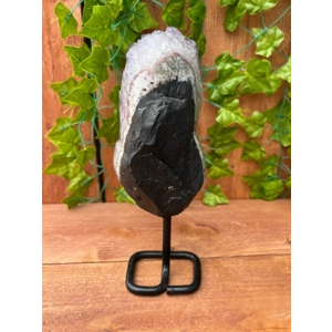 2.8 Lb. Purple Amethyst Crystal Cluster with Metal Display Stand. You get this piece!