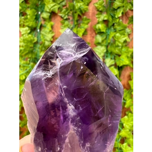 9.92 oz. Bahia Amethyst Crystal Point. Amethyst Quartz Point. You get this piece!