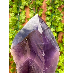 9.92 oz. Bahia Amethyst Crystal Point. Amethyst Quartz Point. You get this piece!