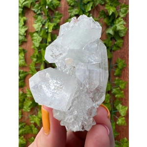 3.5 oz. AA Grade Apophyllite Crystal Cluster Stalactite from Jalgaon India. ZA3. You get this piece!