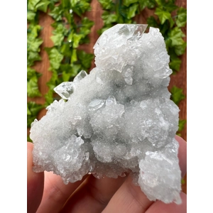 3.28 oz AA Grade Apophyllite Crystal Cluster Stalactite from Jalgaon India. ZA8 You get this piece!