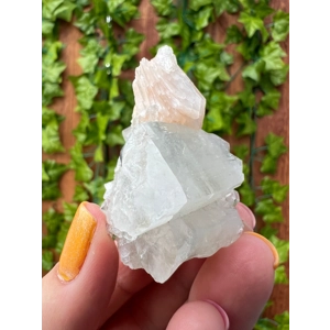 1.37 oz. AA Grade Apophyllite Clear Crystal Cluster Stalactite  from Jalgaon India. ZA26. You get th