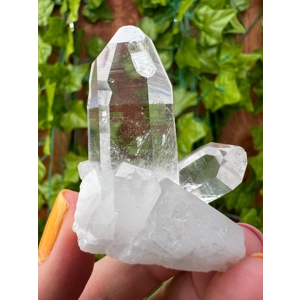 1.65 oz. Arkansas Clear Quartz Crystal Points Cluster. AR17. You get this piece!