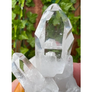 1.65 oz. Arkansas Clear Quartz Crystal Points Cluster. AR17. You get this piece!
