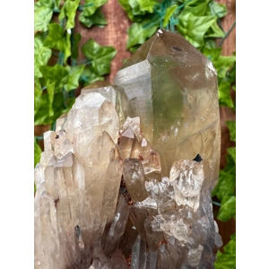 11.52 oz. Natural Citrine Quartz Cathedral from the Congo. Kundalini Smoky Citrine. You get this pie