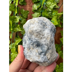1.91 Lb Large Blue Celestite Geode Crystal Specimen. You get this piece!