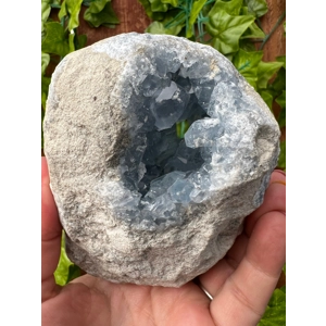 1.72 lb Raw Celestite Crystal Cluster. Blue Celestite Geode. You get this piece!