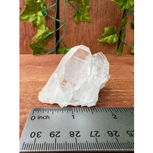 2.49 oz. Arkansas Clear Quartz Crystal Points Cluster. AR11. You get this piece!