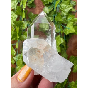 3 oz. Arkansas Clear Quartz Crystal Twin Points Cluster. AR19. You get this piece!