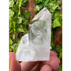 3 oz. Arkansas Clear Quartz Crystal Twin Points Cluster. AR19. You get this piece!