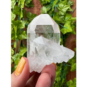 2.35 oz Arkansas Clear Quartz Crystal Points Cluster. AR21. You get this piece!