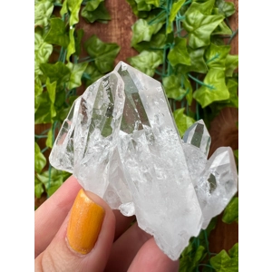 1.91 oz Arkansas Clear Quartz Crystal Points Cluster. AR16. You get this piece!