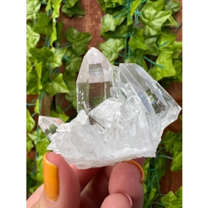 1.91 oz Arkansas Clear Quartz Crystal Points Cluster. AR16. You get this piece!