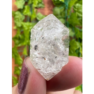 0.29 oz Herkimer Diamond Quartz Crystal from Turtle Clan Ridge in Fonda NY. 8.1 grams. H23. You get